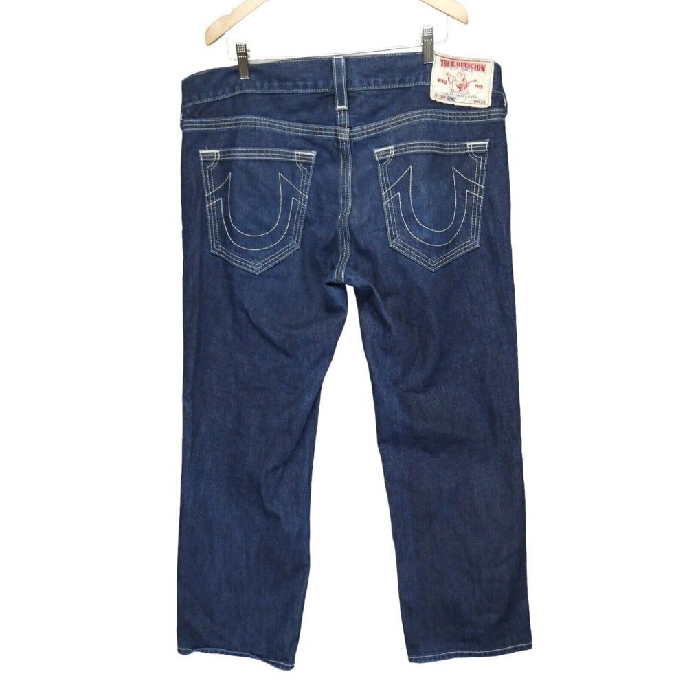 Vintage True Religion Jeans Mens 38‎ Geno Button Fly Waist 41" Inseam 29"